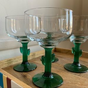 Cactus Margarita Glasses